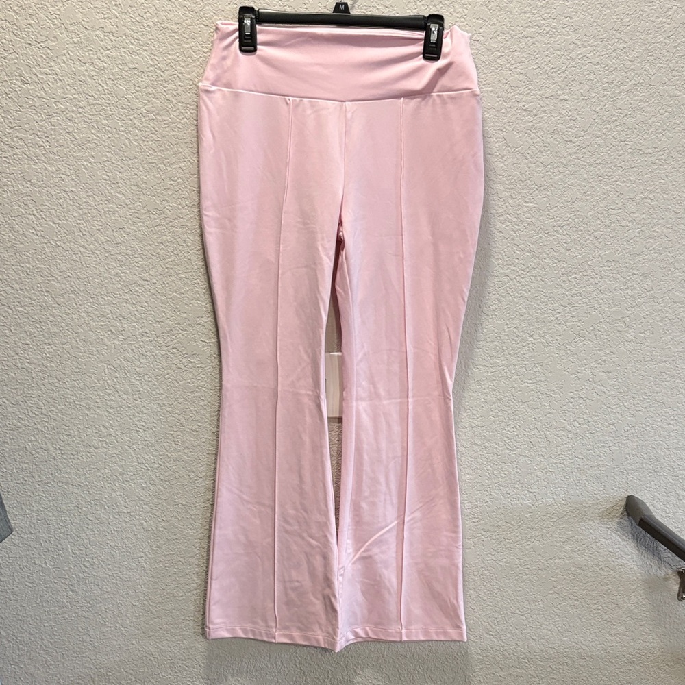 Fleece lined flare leggings